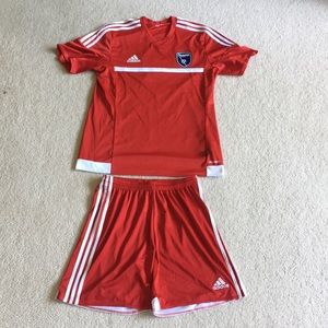 San Jose Earthquakes All Red Kit